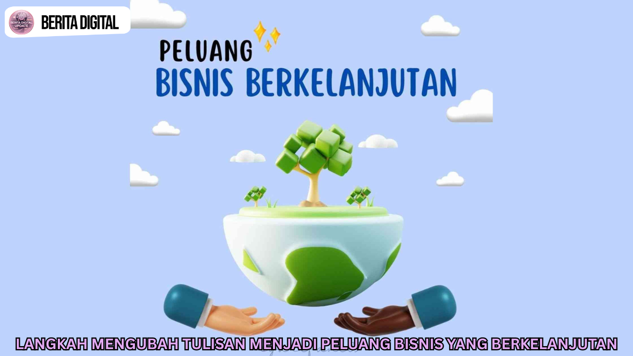 Langkah Mengubah Tulisan Menjadi Peluang Bisnis yang Berkelanjutan