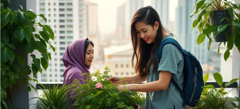 Tren Berkebun di Lahan Sempit Perkotaan Meningkat