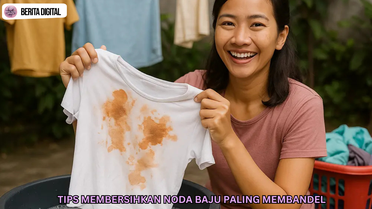 Tips Membersihkan Noda Baju Paling Membandel